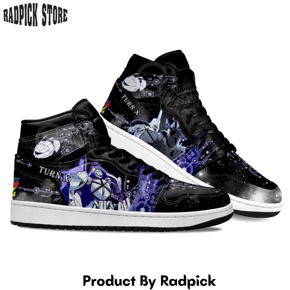 Turn x air jordan high top sneakers anime mv14  rp0352262
